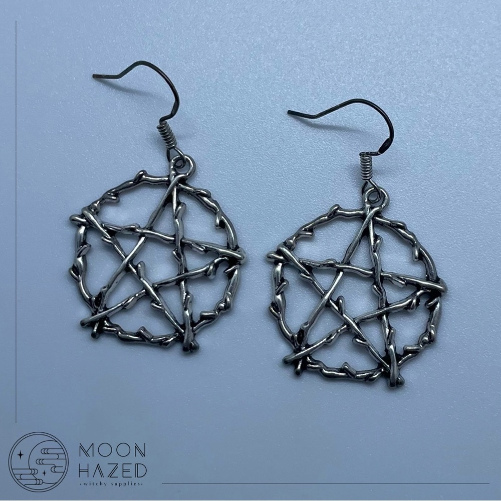 Pentacle Earrings